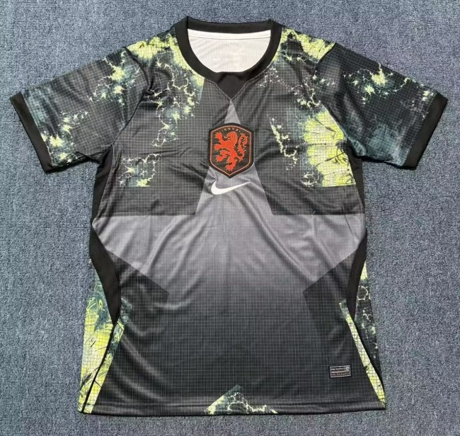 2026 Netherlands Black GoalKeeper Fans Soccer Jersey