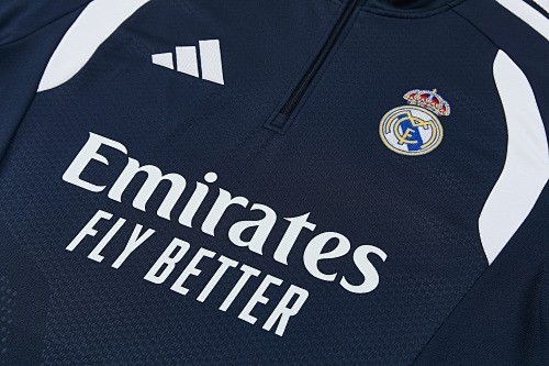 26-27 Real Madrid High Quality Half Pull Tracksuit