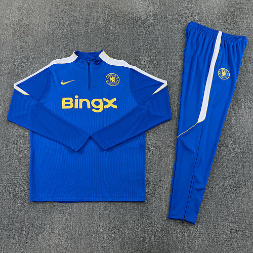 26-27 Chelsea High Quality Half Pull Tracksuit