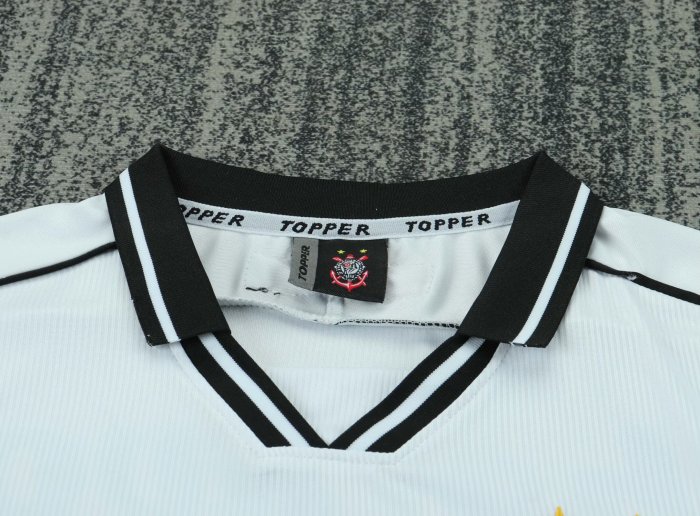 2000 Corinthians Home Retro Kids Soccer Jersey