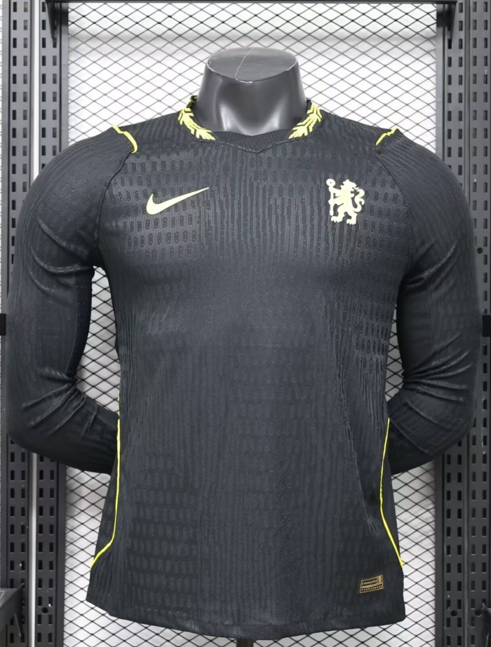 26-27 Chelsea Away Leaked Edition Long Sleeve Player Version Soccer Jersey*长袖球员