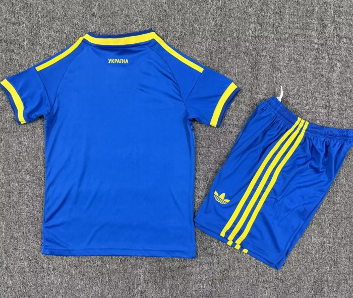 2026 Ukraine Away Kids Soccer Jersey