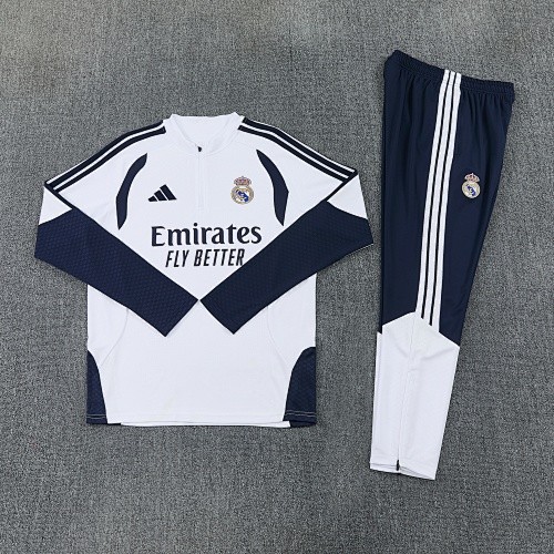 26-27 Real Madrid High Quality Half Pull Tracksuit