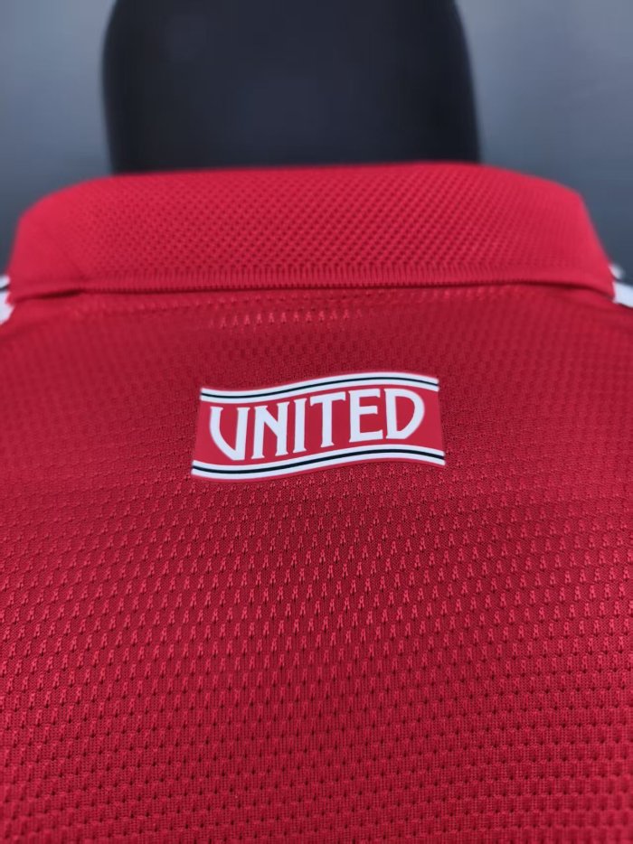 26-27 Manchester United Home Player Version Soccer Jersey