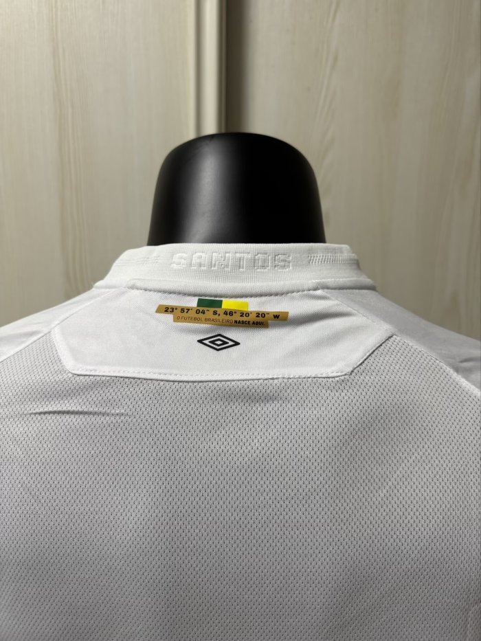 26-27 Santos FC Home Player Version Soccer Jersey