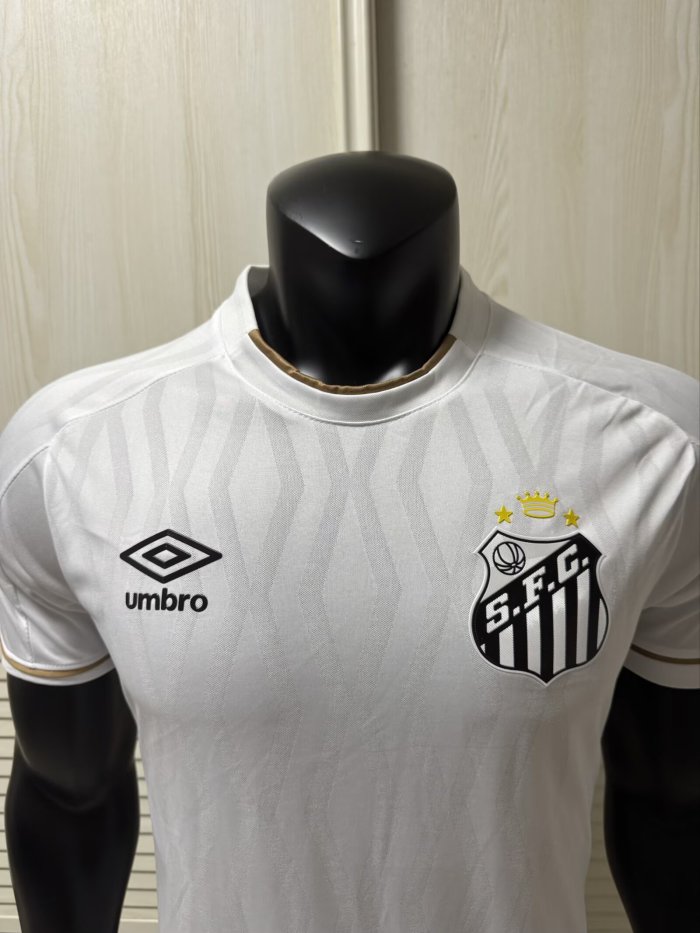 26-27 Santos FC Home Player Version Soccer Jersey