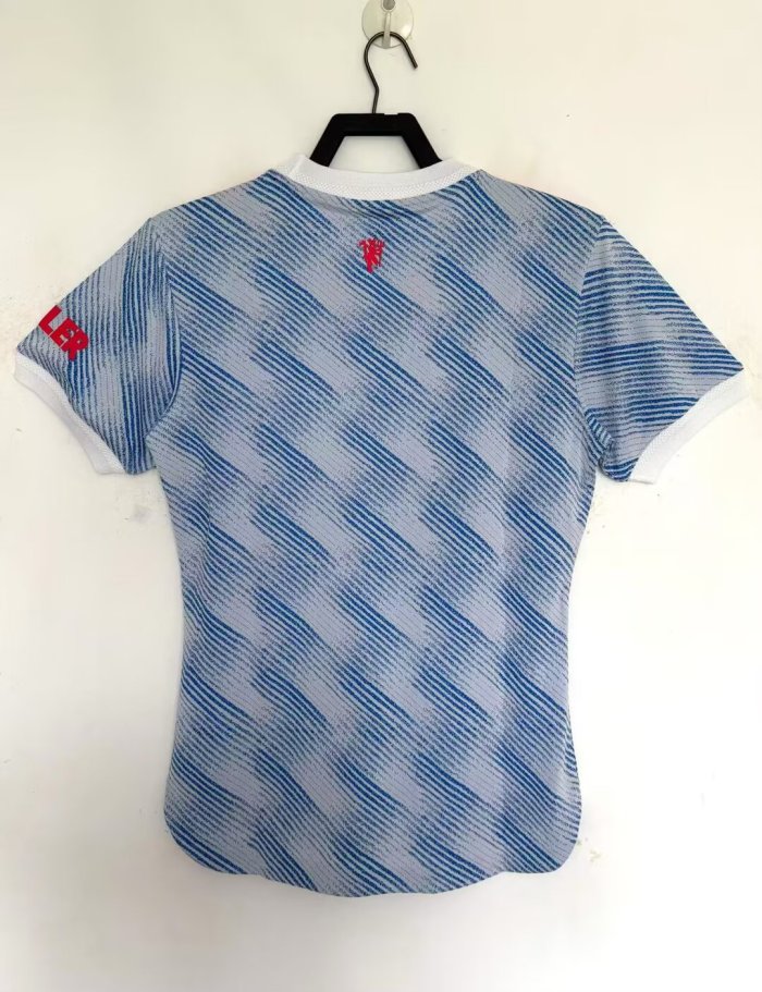2021-2022 Manchester United Away Player Version Retro Soccer Jersey *球员