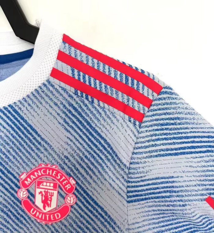 2021-2022 Manchester United Away Player Version Retro Soccer Jersey *球员