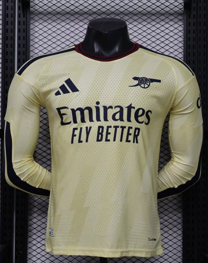 26-27 Arsenal Third Long Sleeve Player Version Soccer Jersey (长袖球员)