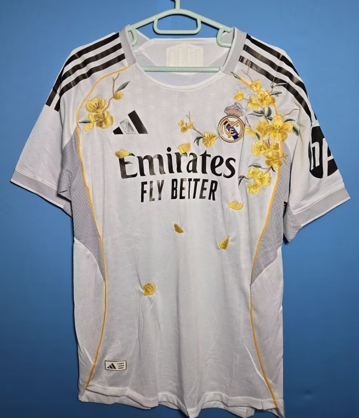 25-26 Real Madrid Embroidered Version Soccer Jersey