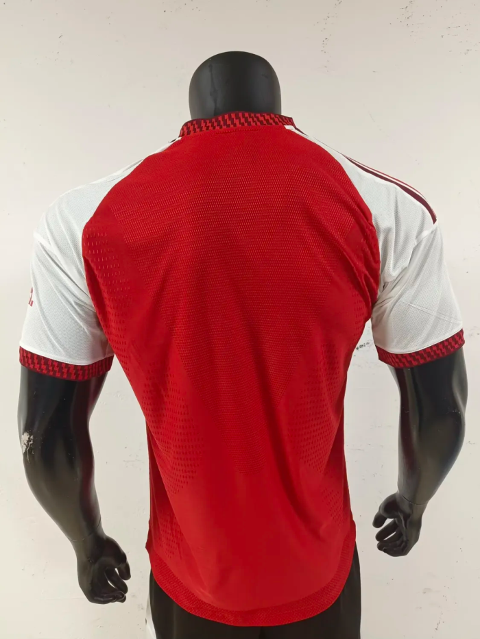 26-27 Arsenal Home Print CHAMPIONS # 26 Player Version Soccer Jersey