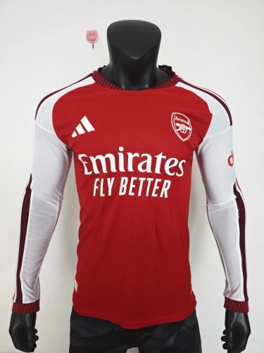 26-27 Arsenal Home Long Sleeve Player Version Soccer Jersey (长袖球员)