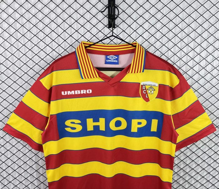 1996-1997 RC Lens Home Retro Soccer Jersey