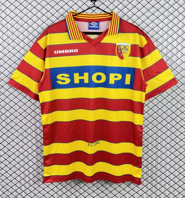 1996-1997 RC Lens Home Retro Soccer Jersey