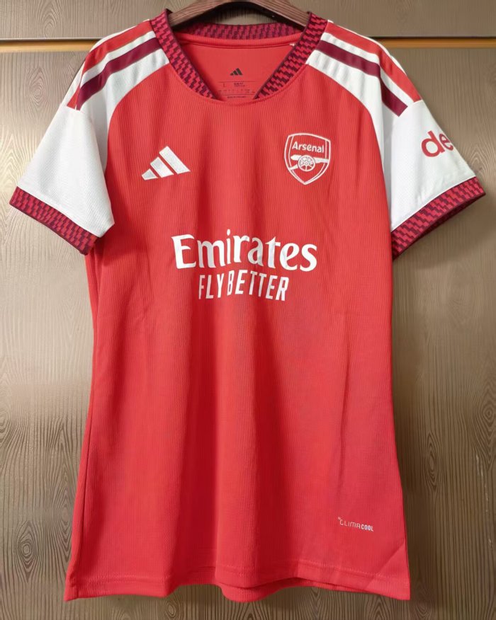 26-27 Arsenal Home Women Fans Soccer Jersey (女)