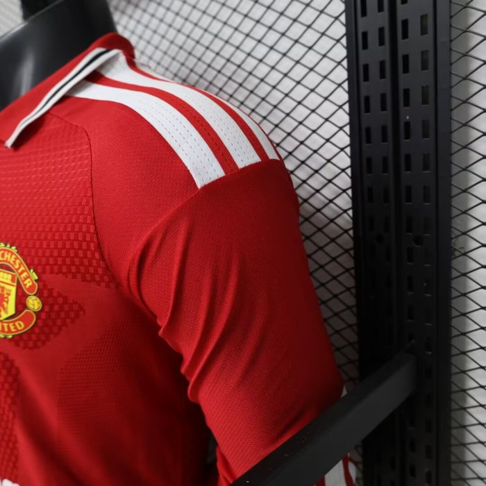 26-27 Man Utd Home Long Sleeve Player Version Soccer Jersey (长袖球员)