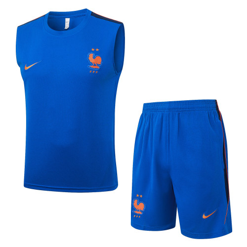 26-27  France High Quality Tank Top And Shorts Suit