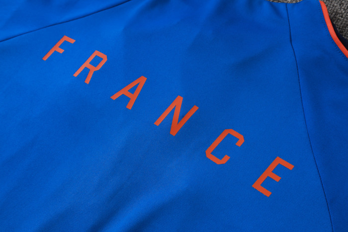 26-27 France High Quality Half Pull Tracksuit