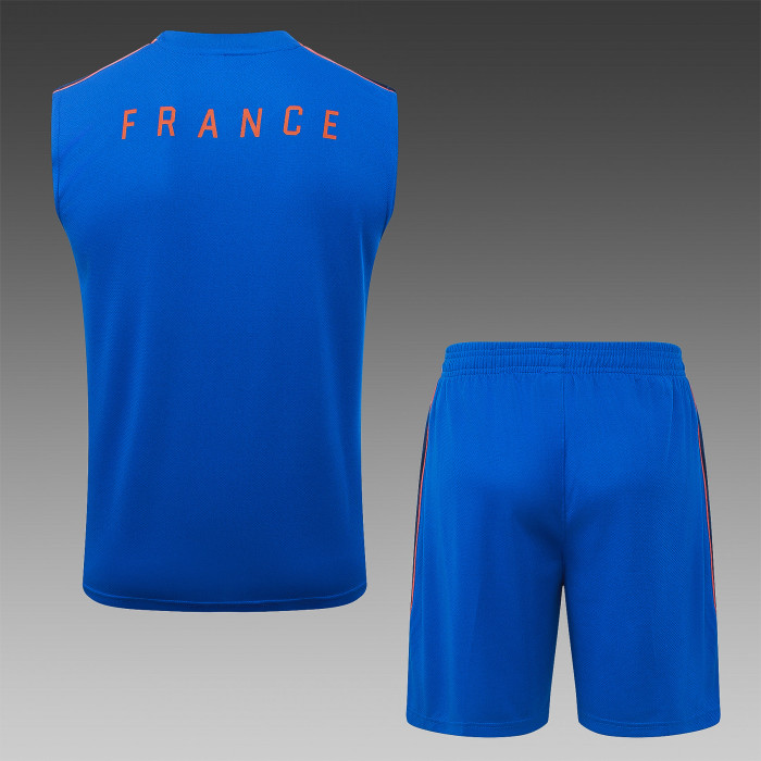 26-27  France High Quality Tank Top And Shorts Suit