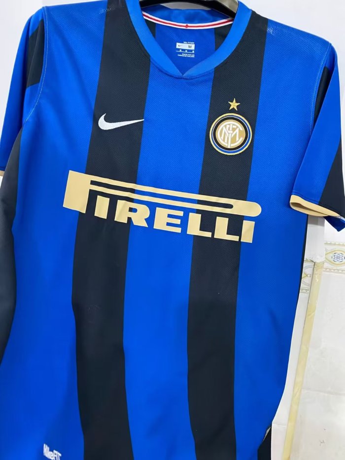 2008-2009 INT Home Retro Soccer Jersey(First Edition)