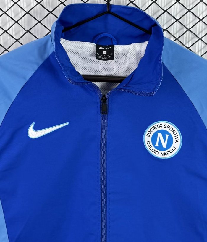 1998-1999 Napoli Blue Retro Windbreaker