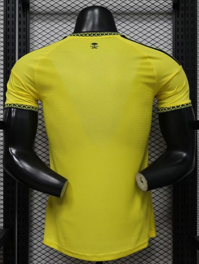 26-27 AL-Nassr Leaked Edition Home Player Version Soccer Jersey*带广告