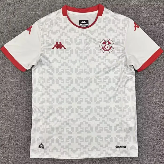26-27 Tunisia Away Fans Soccer Jersey