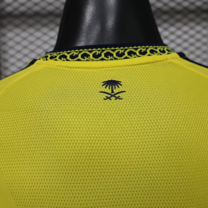 26-27 AL-Nassr Leaked Edition Home Player Version Soccer Jersey*带广告