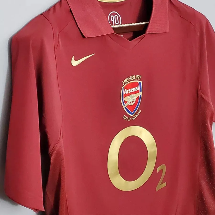 2005-2006 Arsenal Home Retro Soccer Jersey