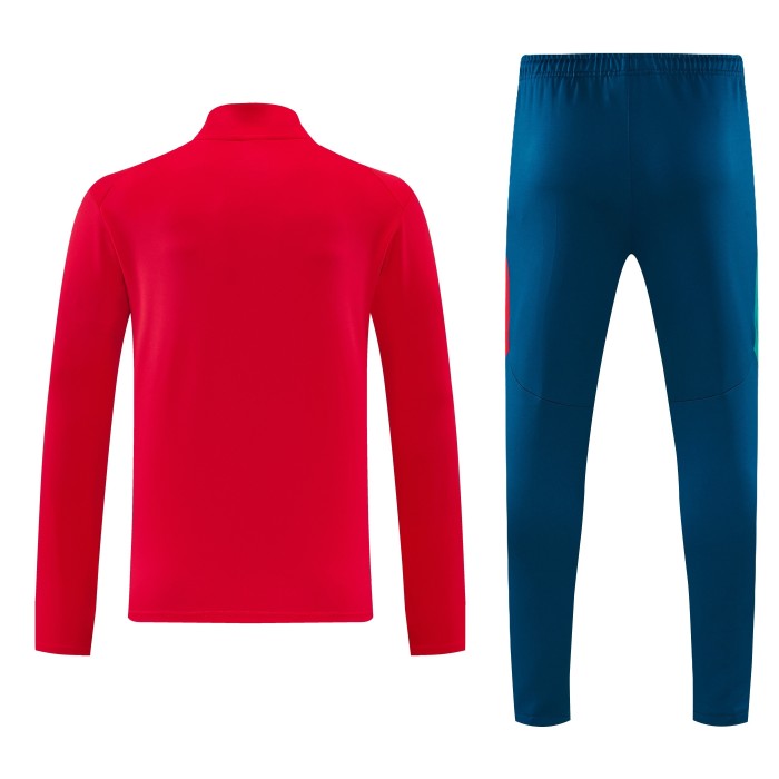 26-27 Portugal High Quality Half Pull Tracksuit