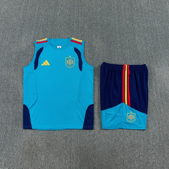 26-27 Spain High quality Tank Top And Shorts Suit
