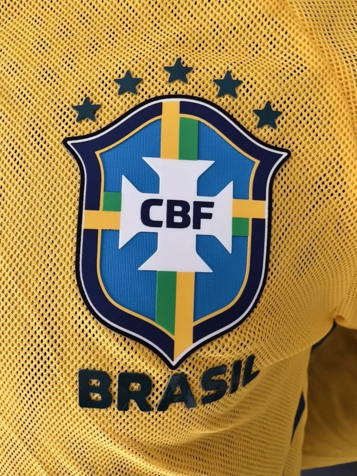 2026 Brazil Yellow Pre-Competition Training Windbreaker