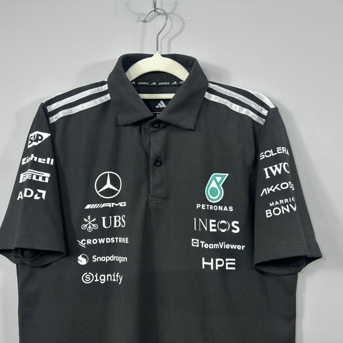 2026 F1 Benz New Pattern Short Sleeve Racing Suit