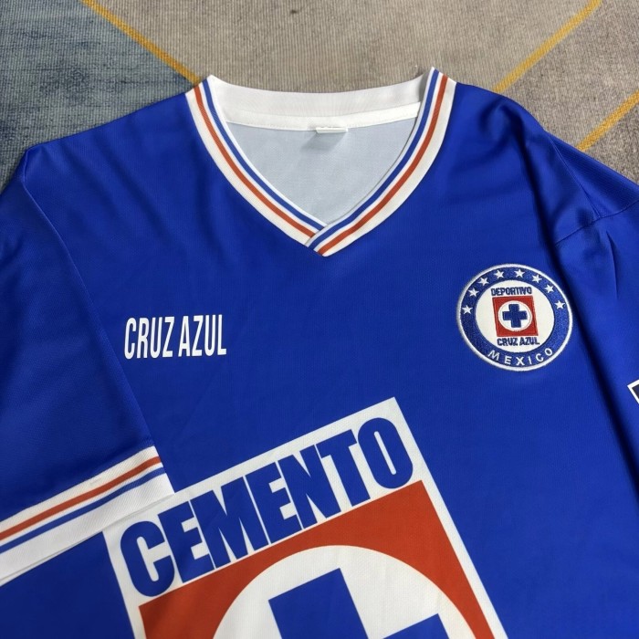 1990 Cruz Azul Home Retro Soccer Jersey