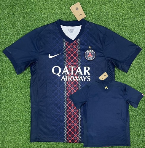 25-26 PSG Home Fans Soccer Jersey*带星 (With stars on the back)