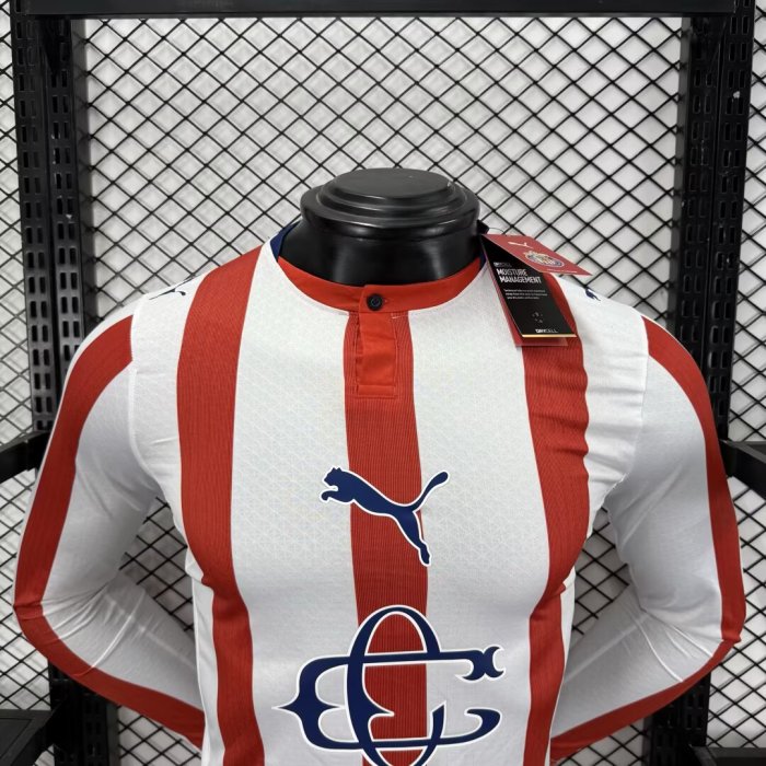26-27 Chivas Guadalajara 120th Anniversary Edition Long Sleeve Player Version Soccer Jersey (长袖球员)