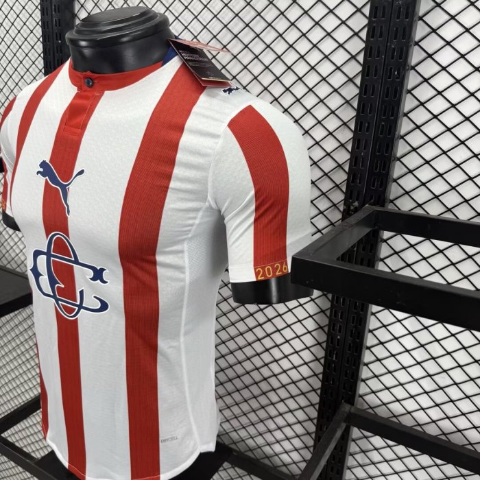 26-27 Chivas Guadalajara 120th Anniversary Edition Player Version Soccer Jersey