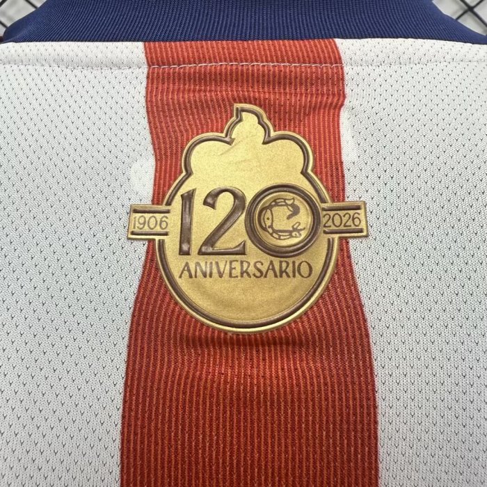 26-27 Chivas Guadalajara 120th Anniversary Edition Player Version Soccer Jersey