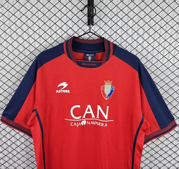 2000-2001 Osasuna Home Retro Soccer Jersey