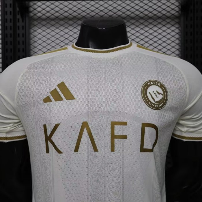 26-27 AL-Nassr Leaked Edition Away Player Version Soccer Jersey*带广告