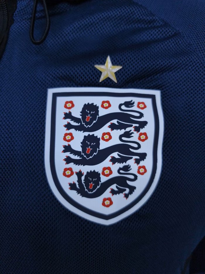 2026 England Blue Pre-Competition Training Windbreaker