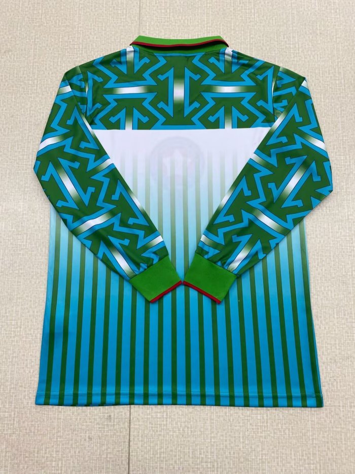 1994-1995 Morocco Away Long Sleeve Retro Soccer Jersey