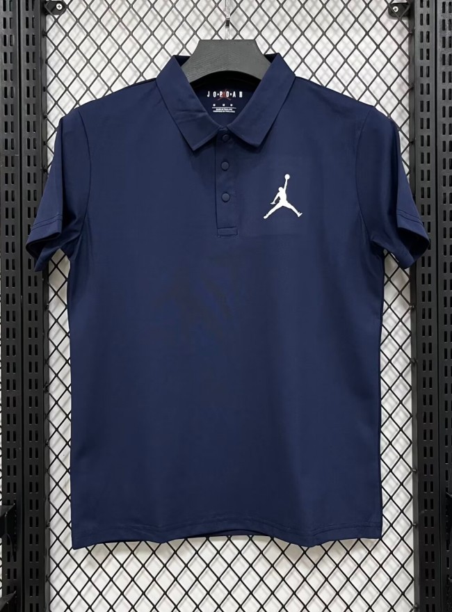 2026 Jordan Dark blue High Quality Polo Short Sleeve