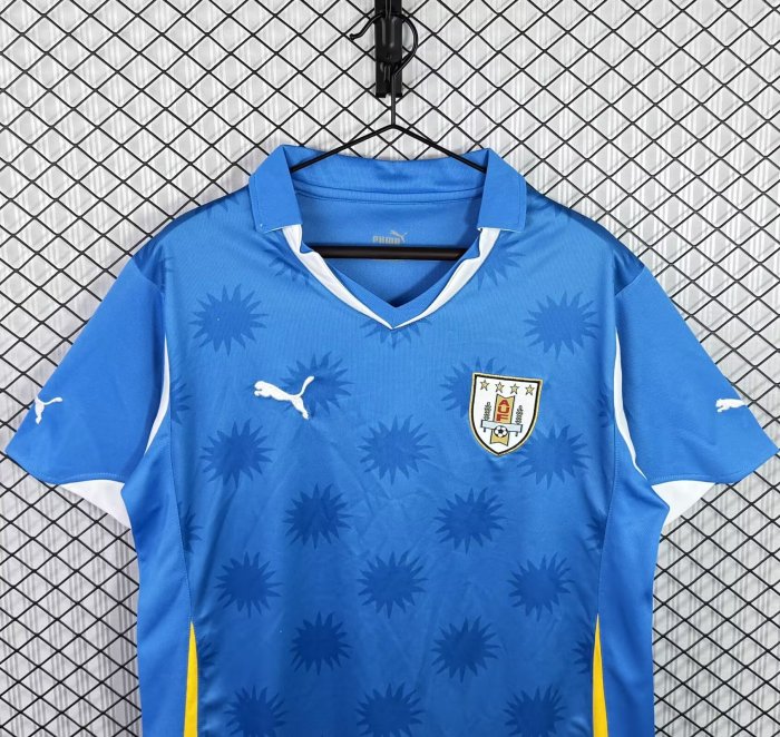 2010 Uruguay Home Retro Soccer Jersey