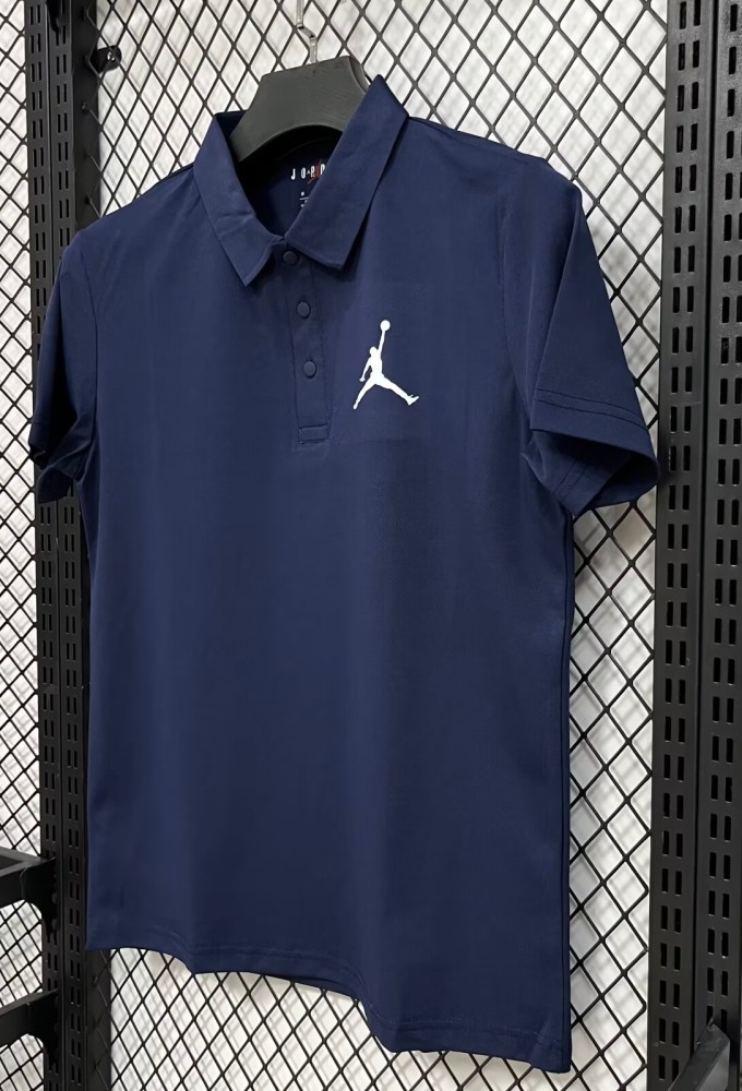 2026 Jordan Dark blue High Quality Polo Short Sleeve