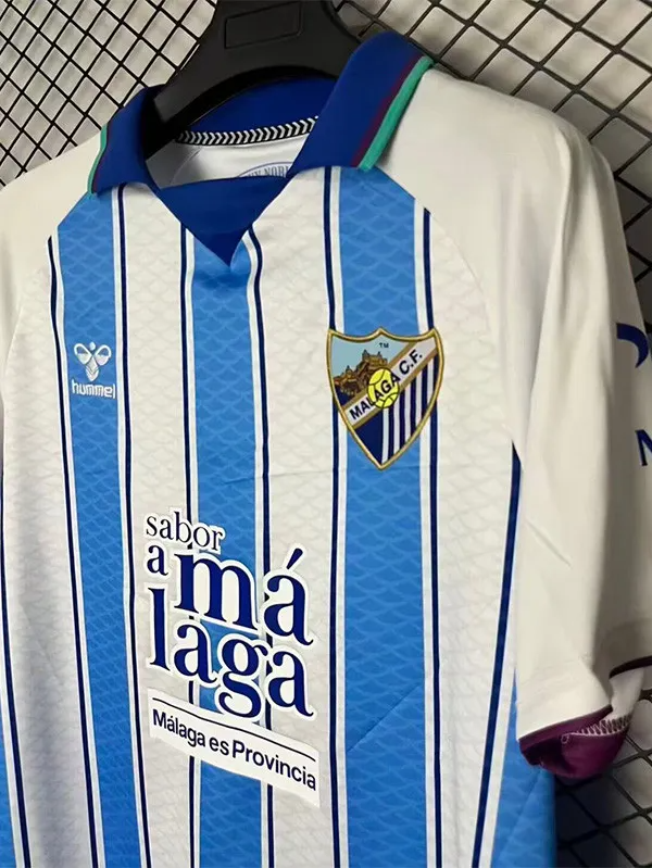 26-27 Malaga Home Fans Soccer Jersey