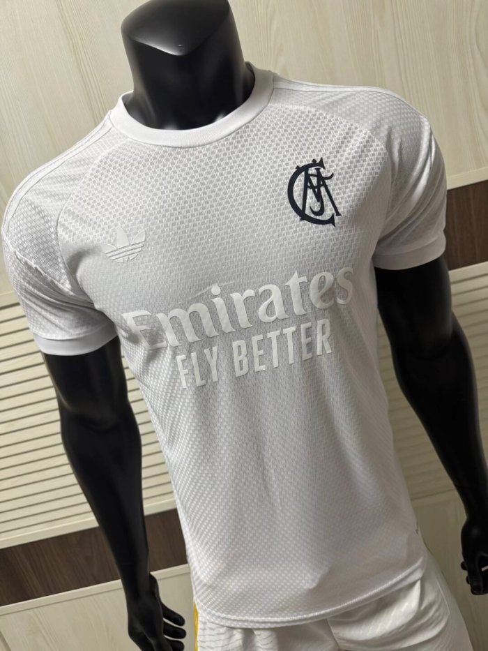 26-27 RMA White 120th Anniversary Edition Player Version Soccer Jersey