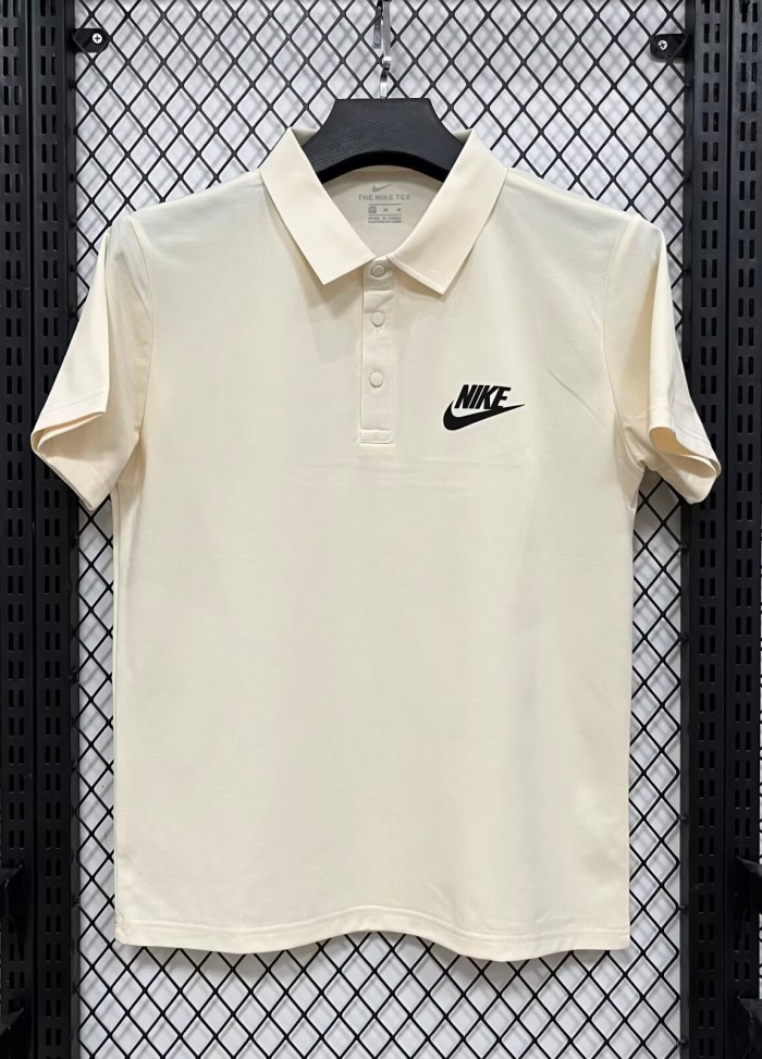 2026 NK Light beige High Quality Polo Short Sleeve