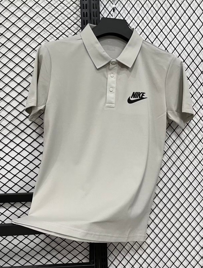 2026 NK Light gray High Quality Polo Short Sleeve