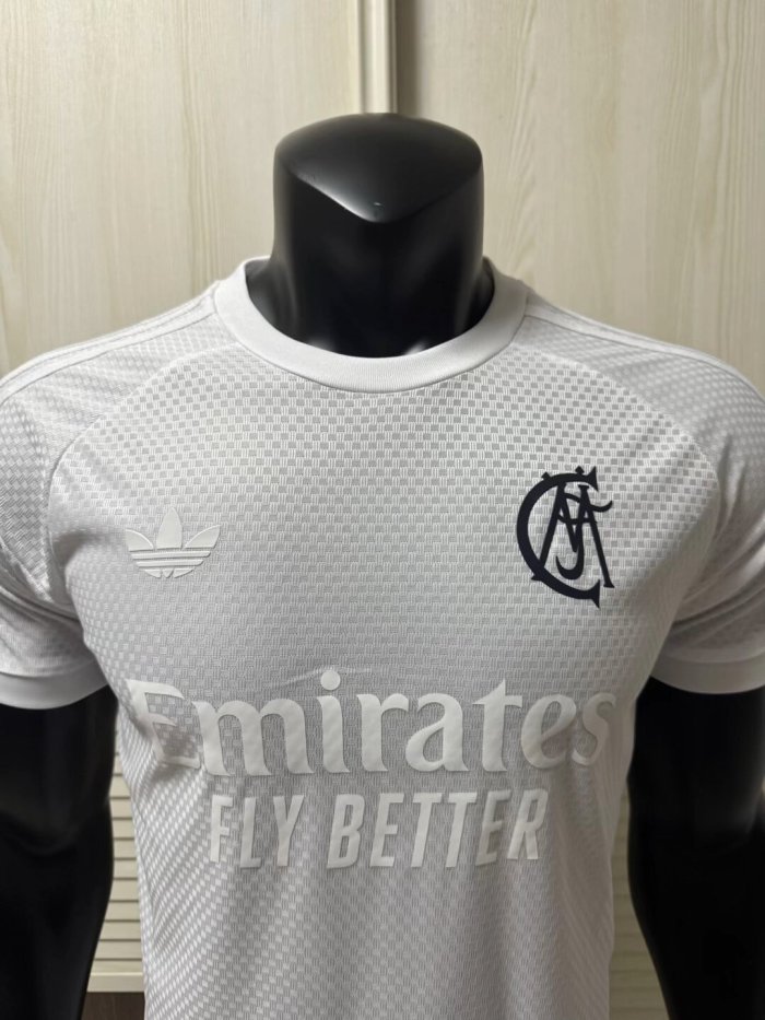 26-27 RMA White 120th Anniversary Edition Player Version Soccer Jersey